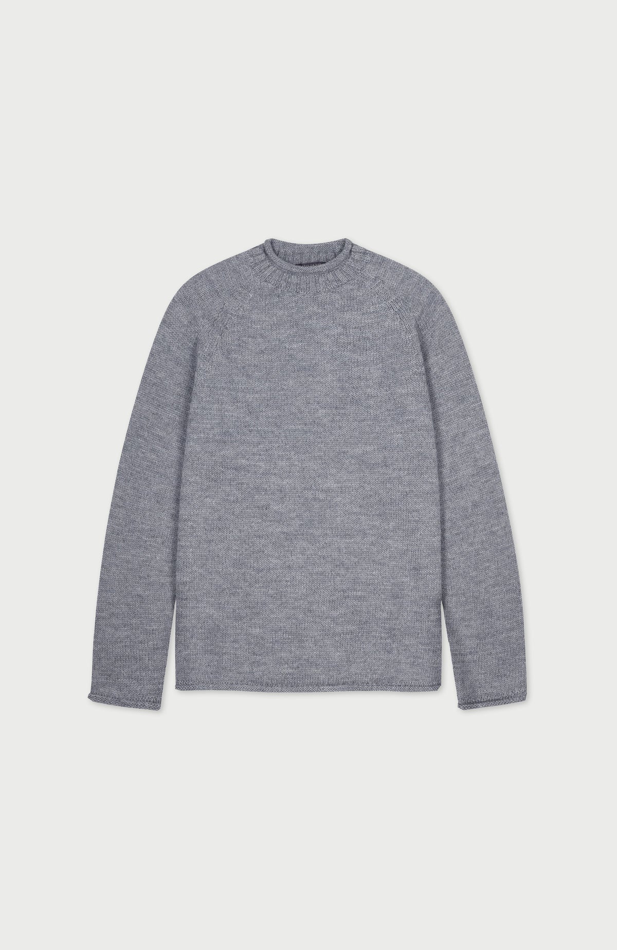 Mens British Wool Fishermans Crew Neck Jumper
