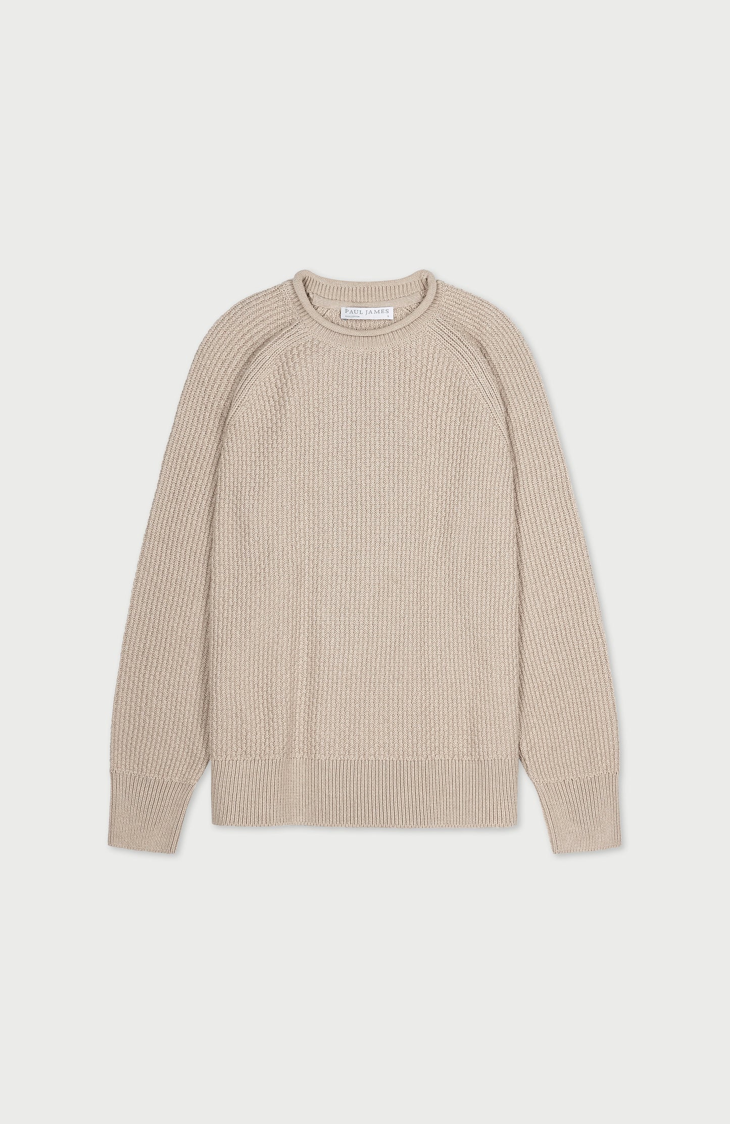 Womens Midweight Cotton Moss Stitch Jumper