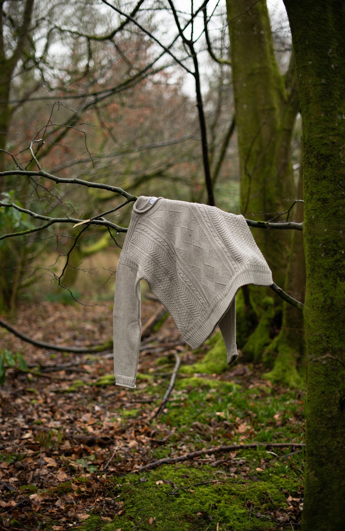 Womens Midweight Cotton Gansey Jumper