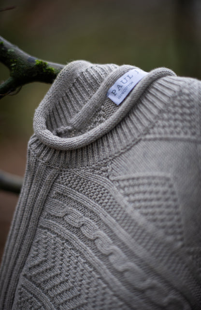 Womens Midweight Cotton Gansey Jumper
