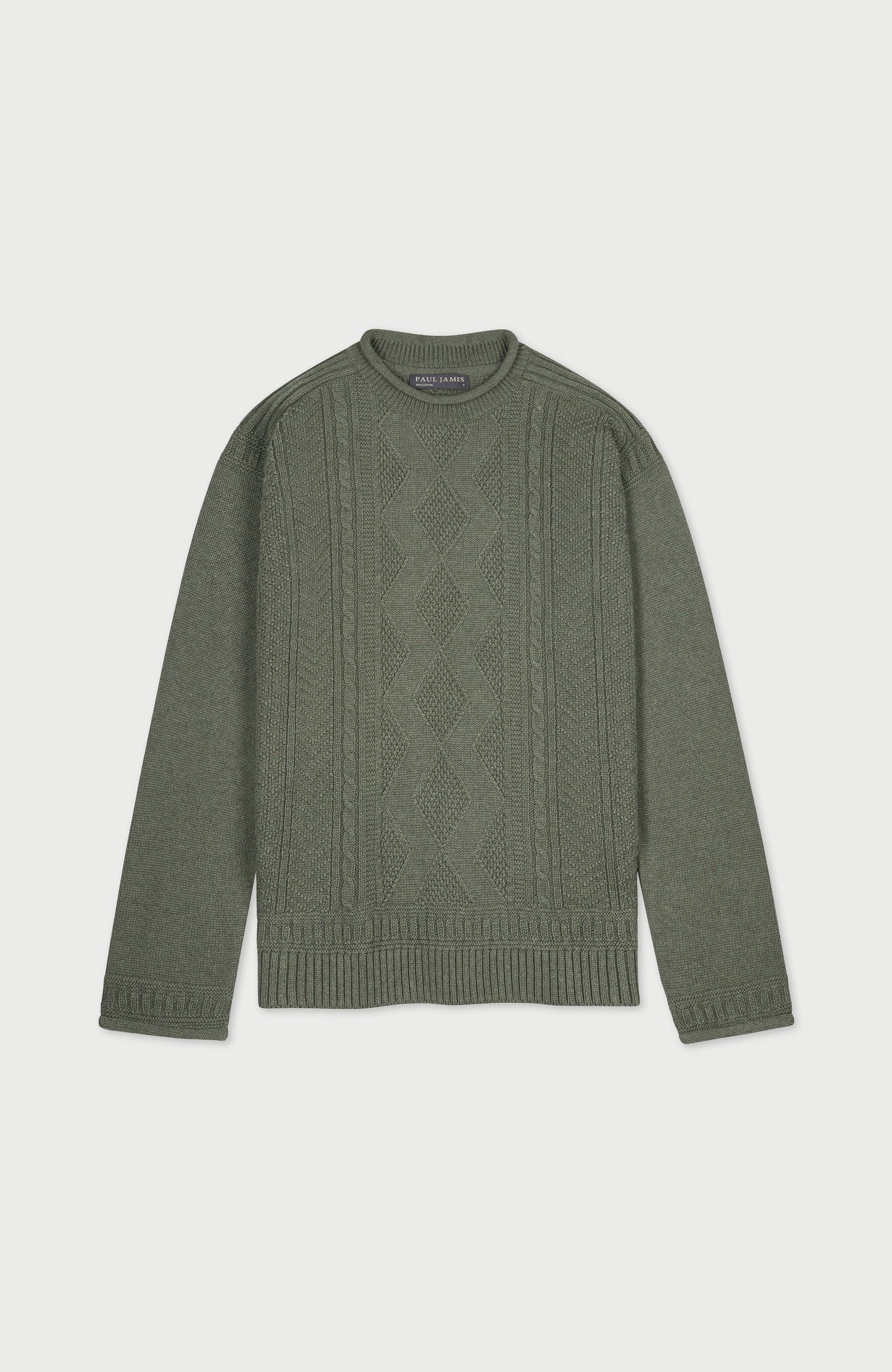 Womens Midweight Cotton Gansey Jumper