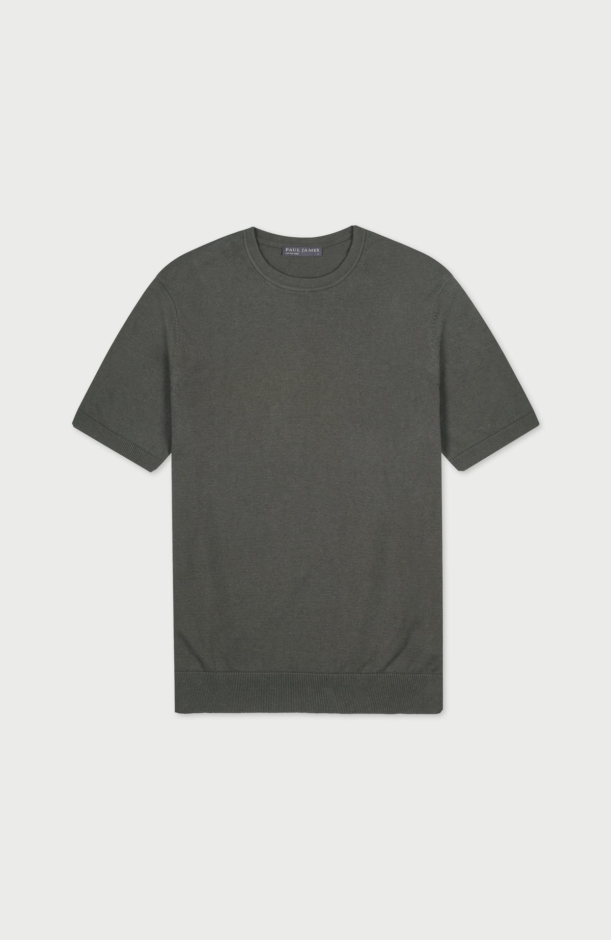 Mens Lightweight Organic Cotton Linen Short Sleeve Jumper