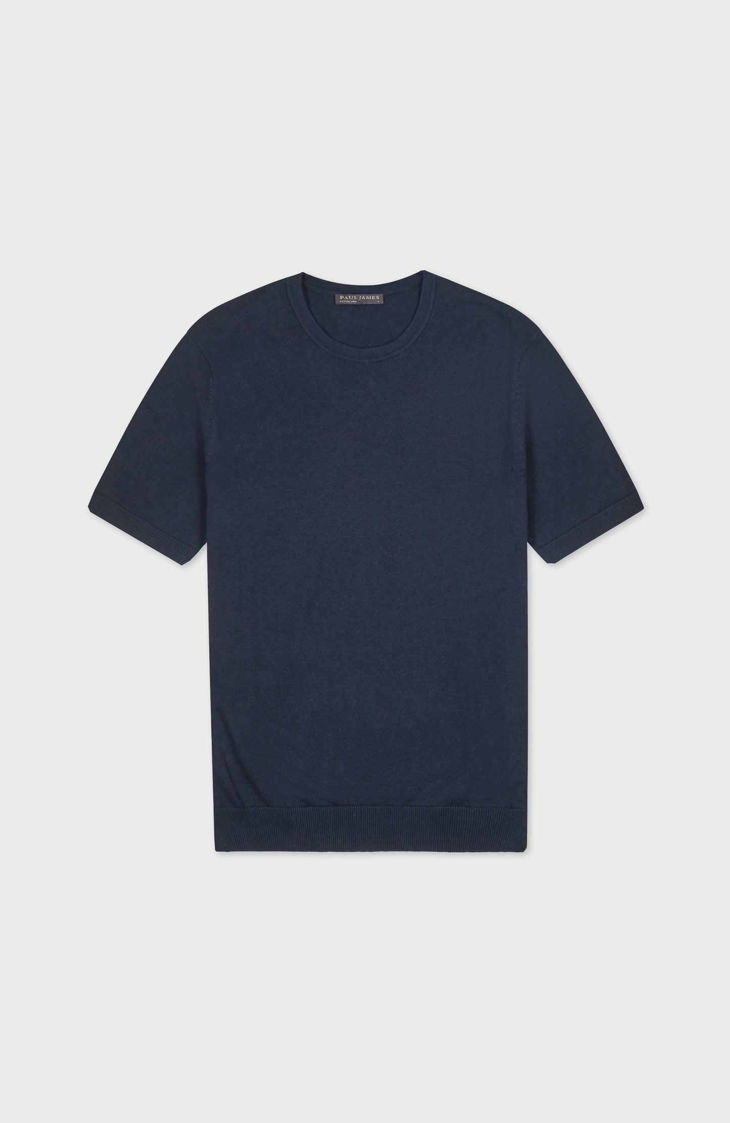 Mens Lightweight Organic Cotton Linen Short Sleeve Jumper