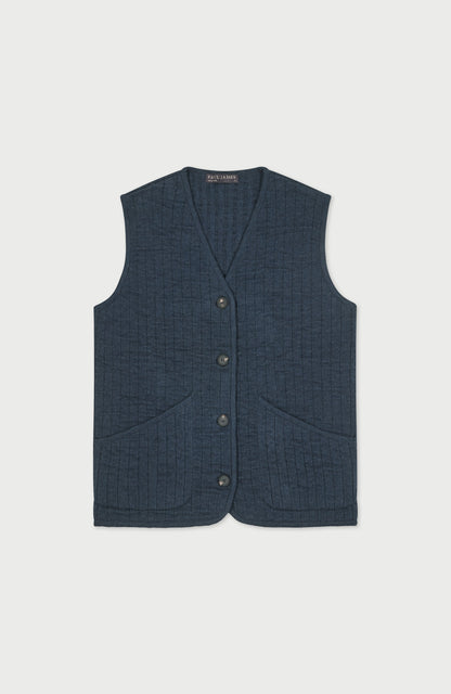 Womens Cotton Quilted Gilet