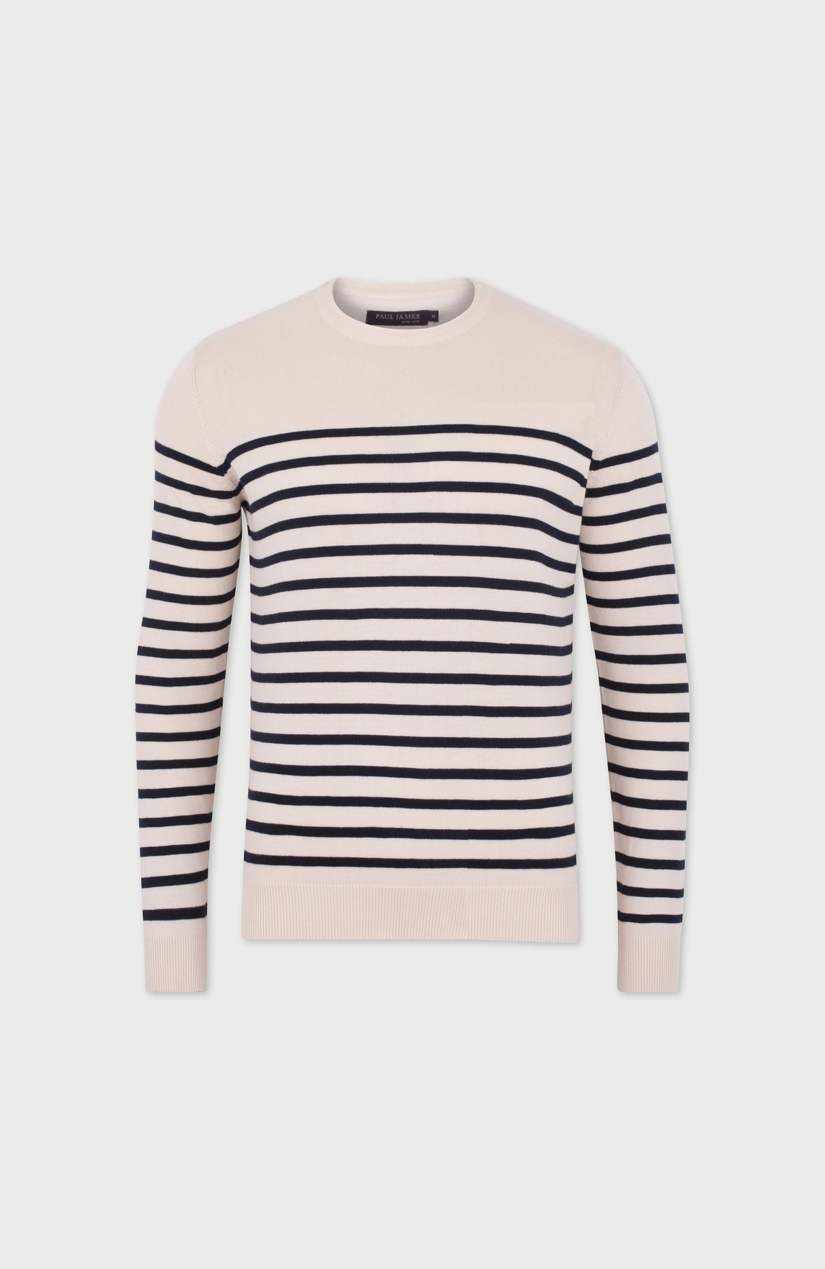 Mens Lightweight Cotton Striped Breton Sweater