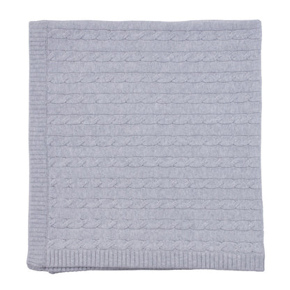 Baby Pure Cotton Fine Gauge Cable Baby Blanket