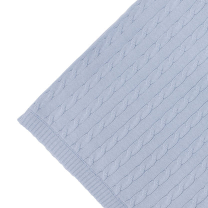 Baby Pure Cotton Fine Gauge Cable Baby Blanket