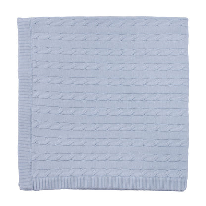 Baby Pure Cotton Fine Gauge Cable Baby Blanket