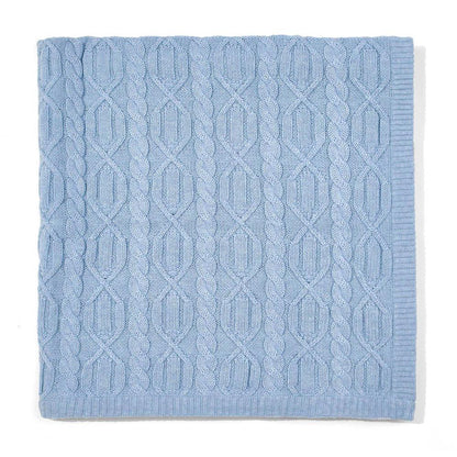 Baby Cotton Chunky Cable Blanket