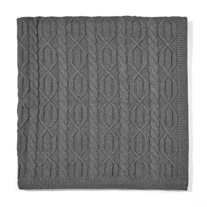 Baby Cotton Chunky Cable Blanket