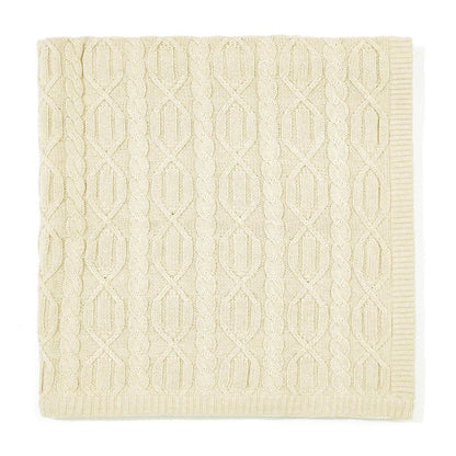 Baby Cotton Chunky Cable Blanket