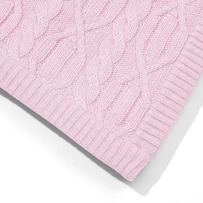 Baby Cotton Chunky Cable Blanket