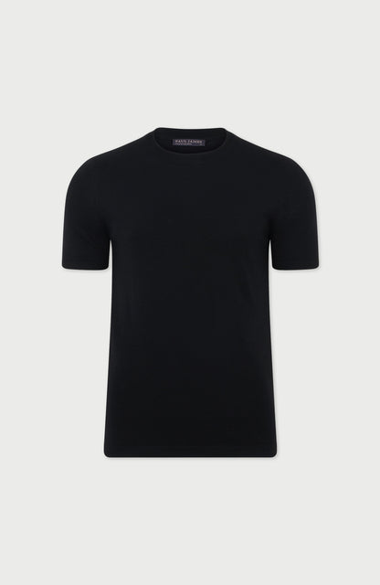 Mens Superfine Merino Wool Knitted T-Shirt