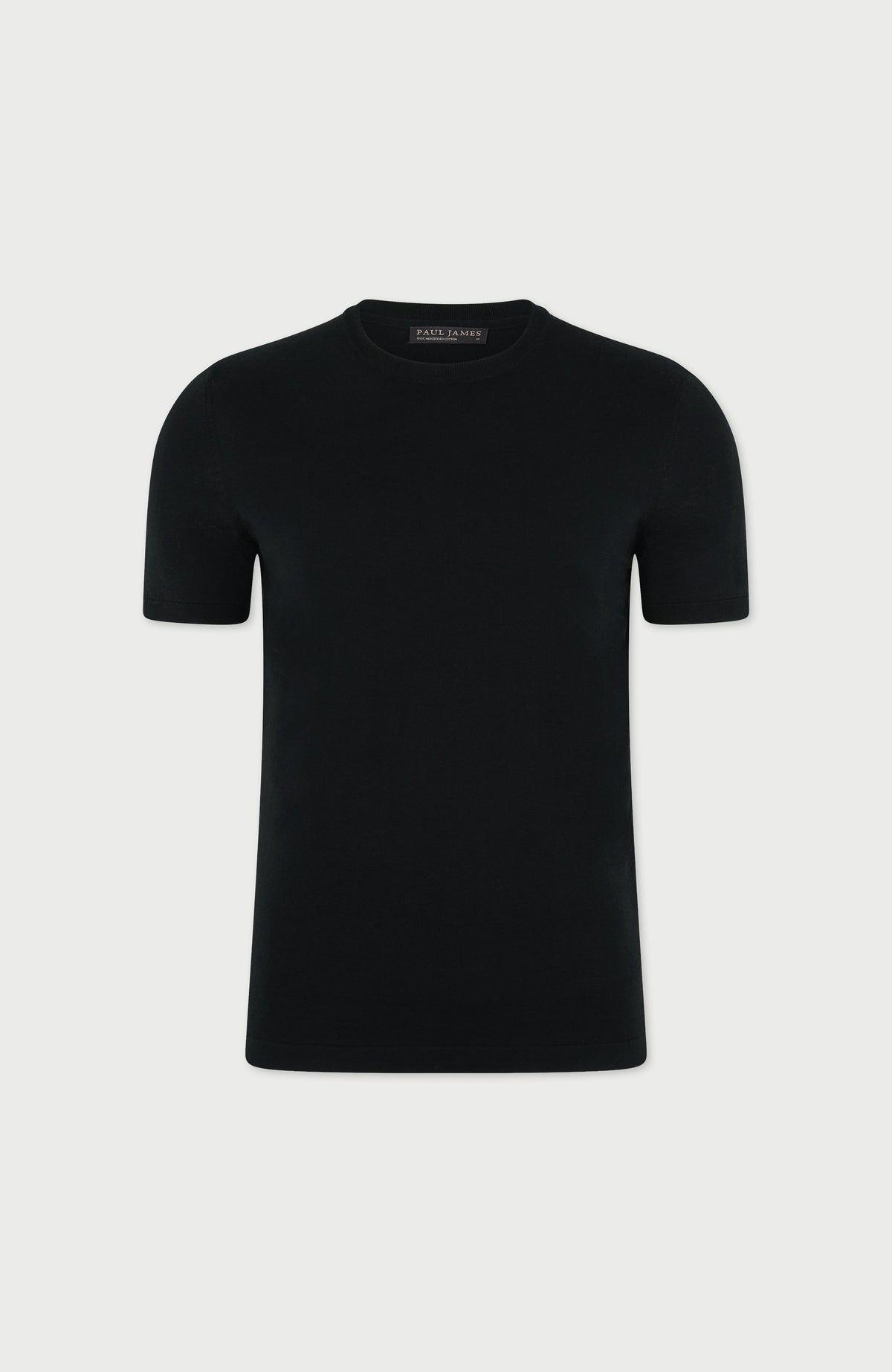 Mens Superfine Mercerised Cotton Knitted T-Shirt