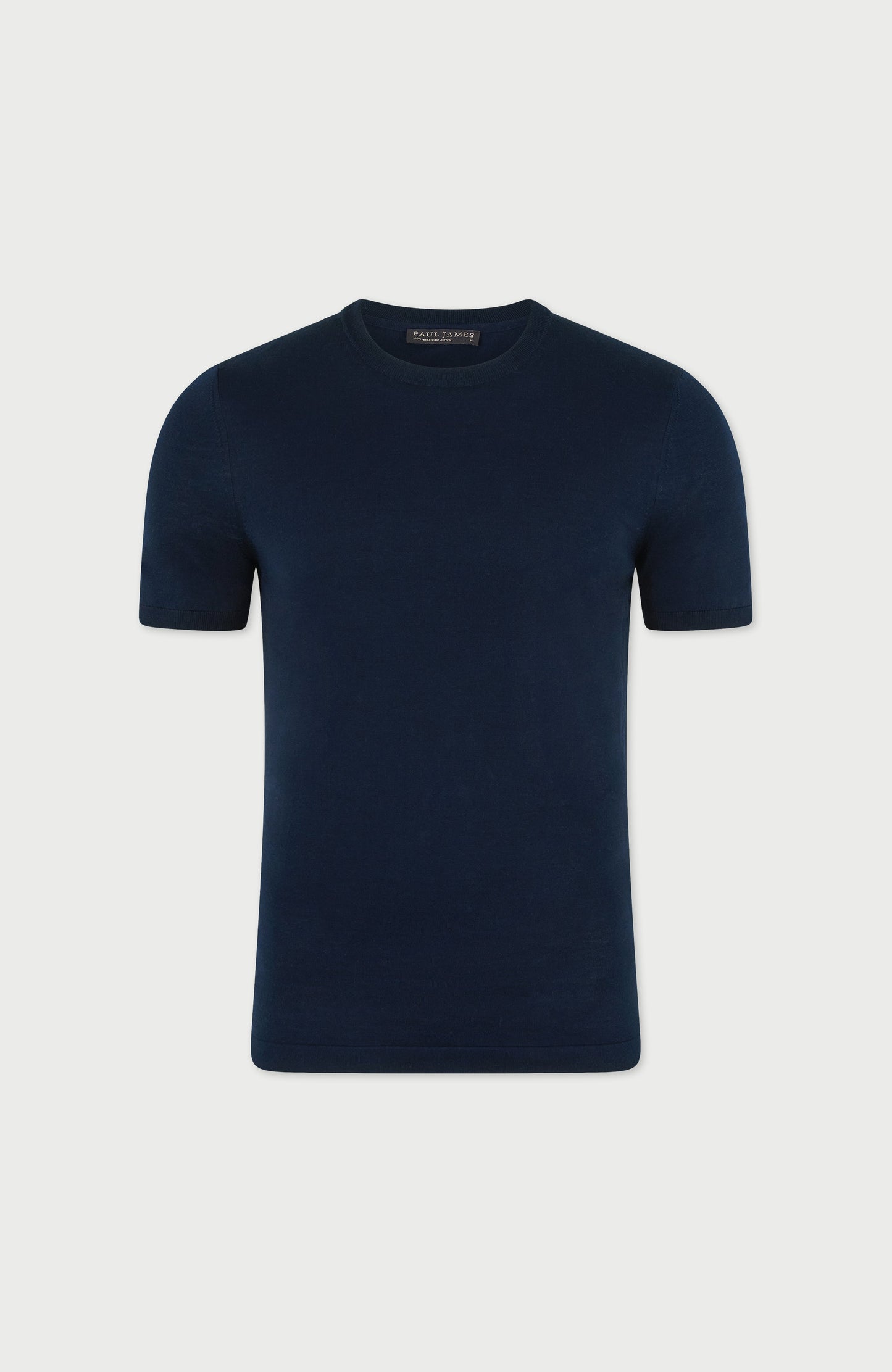Mens Superfine Mercerised Cotton Knitted T-Shirt