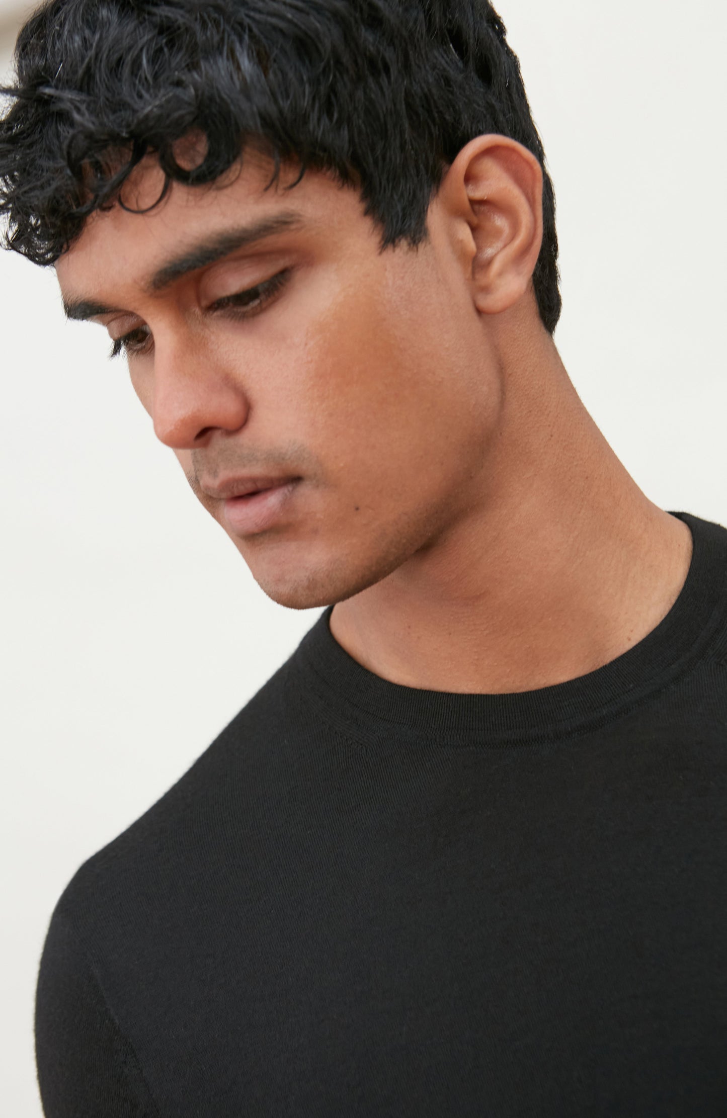 Mens Ultra Fine Cotton Short Sleeve Jumper