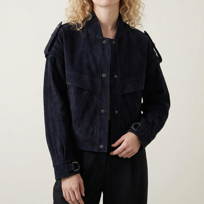 Francheska Suede Fleece Jacket