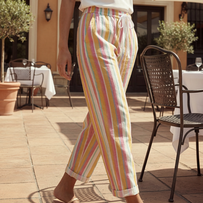 Milan Vertical Striped Trousers