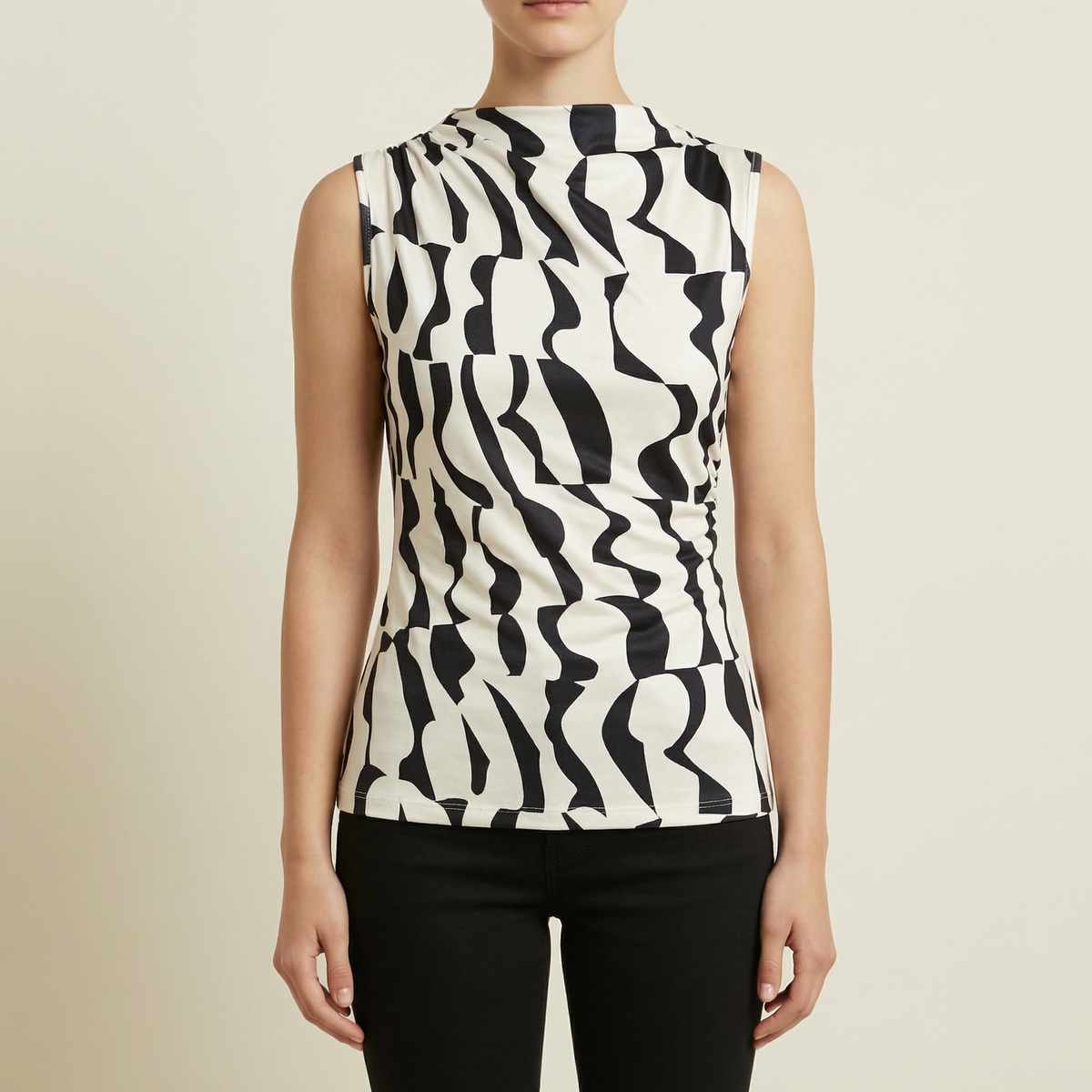 Elegant Ruched Tank Top