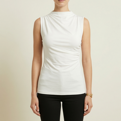 Elegant Ruched Tank Top