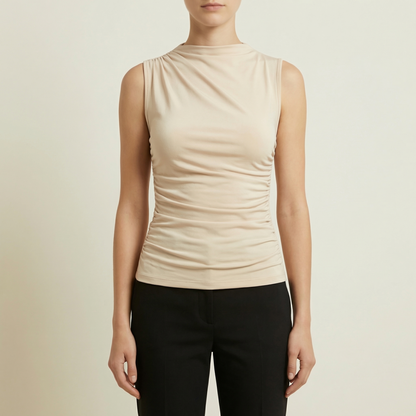 Elegant Ruched Tank Top