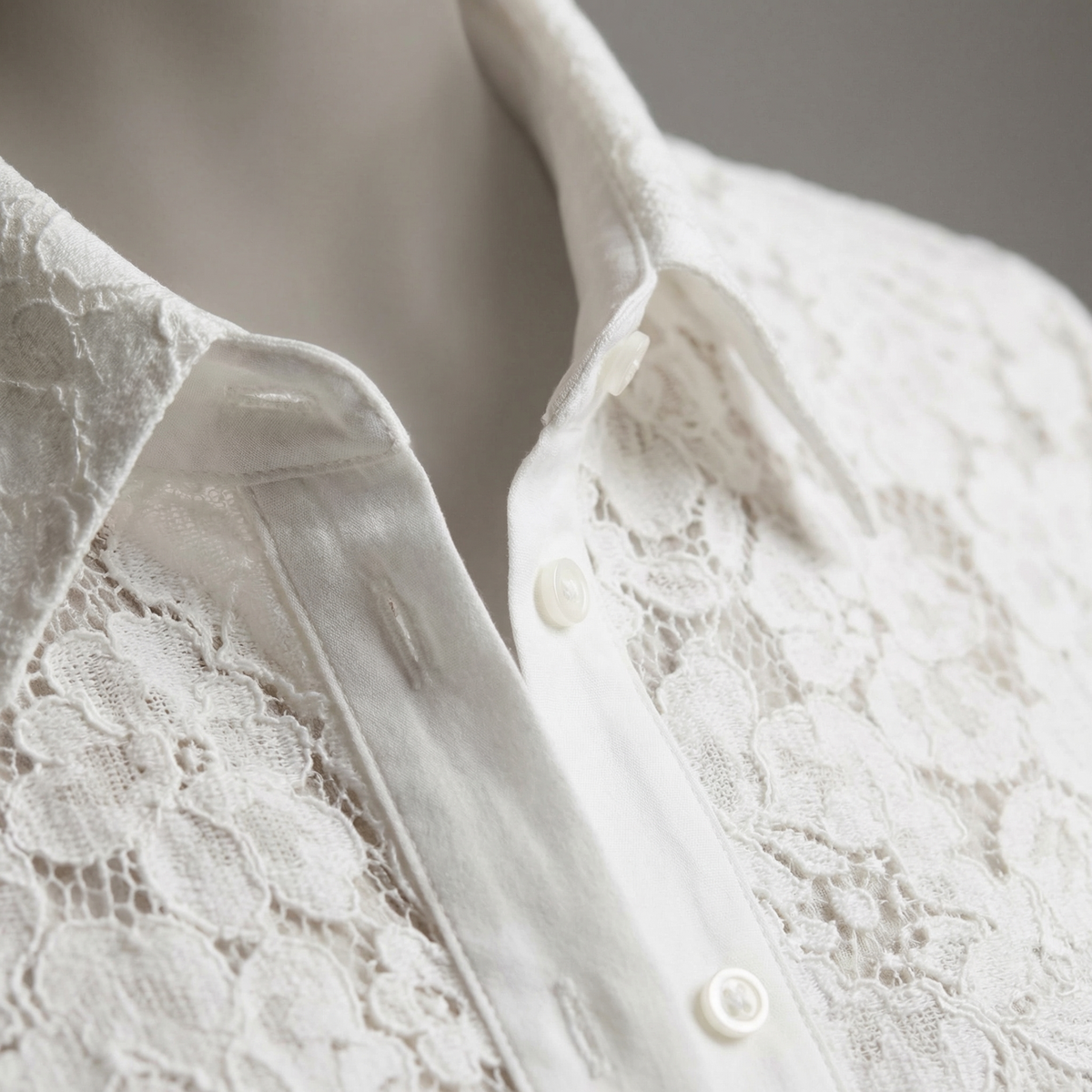 Alonica Hollow Out Lace Blouse