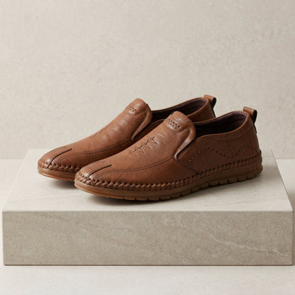Evren Casual Leather Loafers