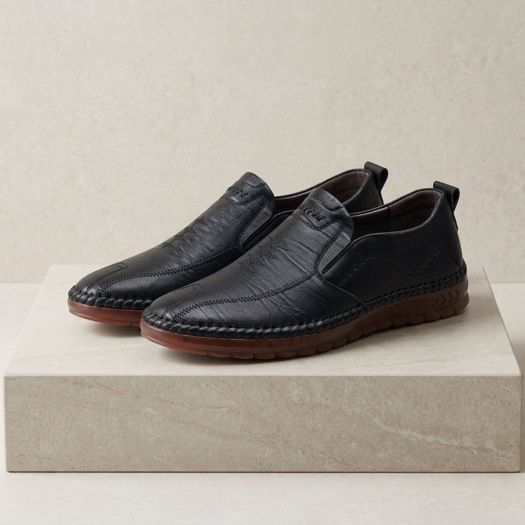 Evren Casual Leather Loafers