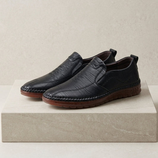 Evren Casual Leather Loafers