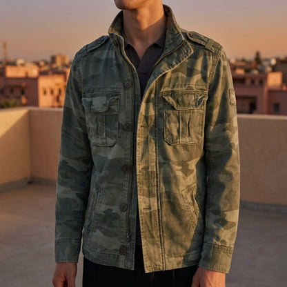 Alaric Jacket with Button Closure