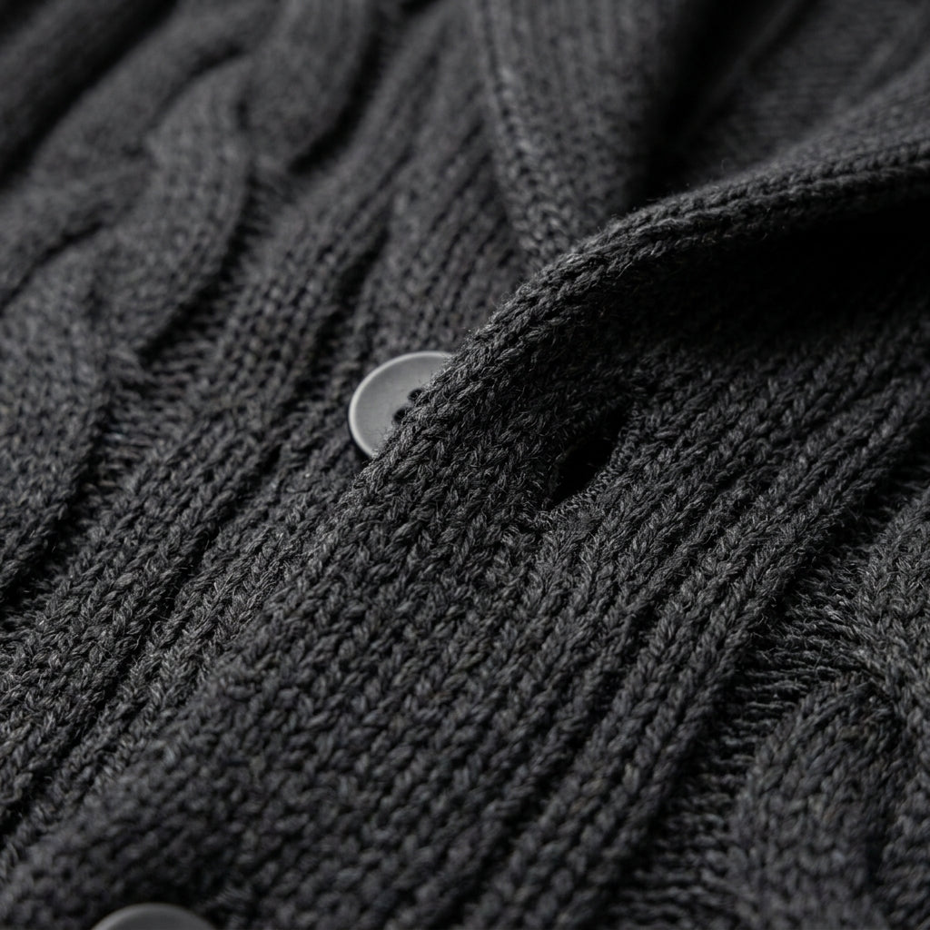 Orion Knitted Cardigan with Shawl Collar