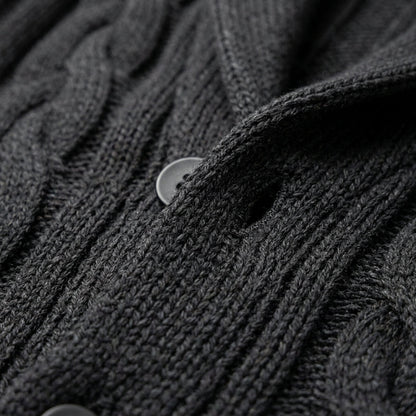 Orion Knitted Cardigan with Shawl Collar