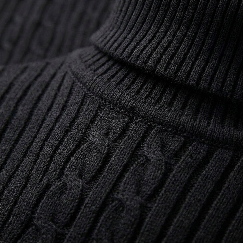 Cassian Ribbed Turtleneck Sweater