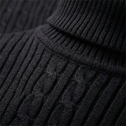 Cassian Ribbed Turtleneck Sweater