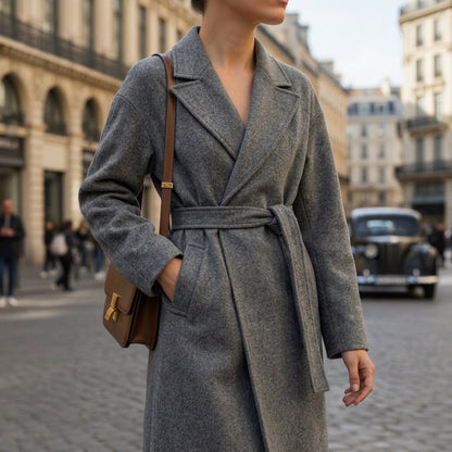Catania Women’s Coat with Belt