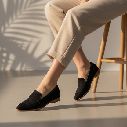 Aurelia Pointed-Toe Loafers