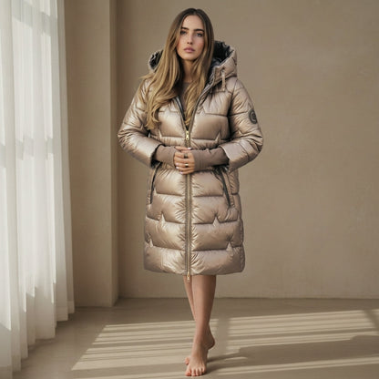 Virelle Puffer Jacket with Hood