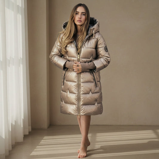 Virelle Puffer Jacket with Hood