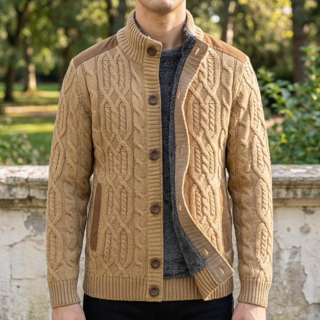 Cassiel Cable-Knit Cardigan