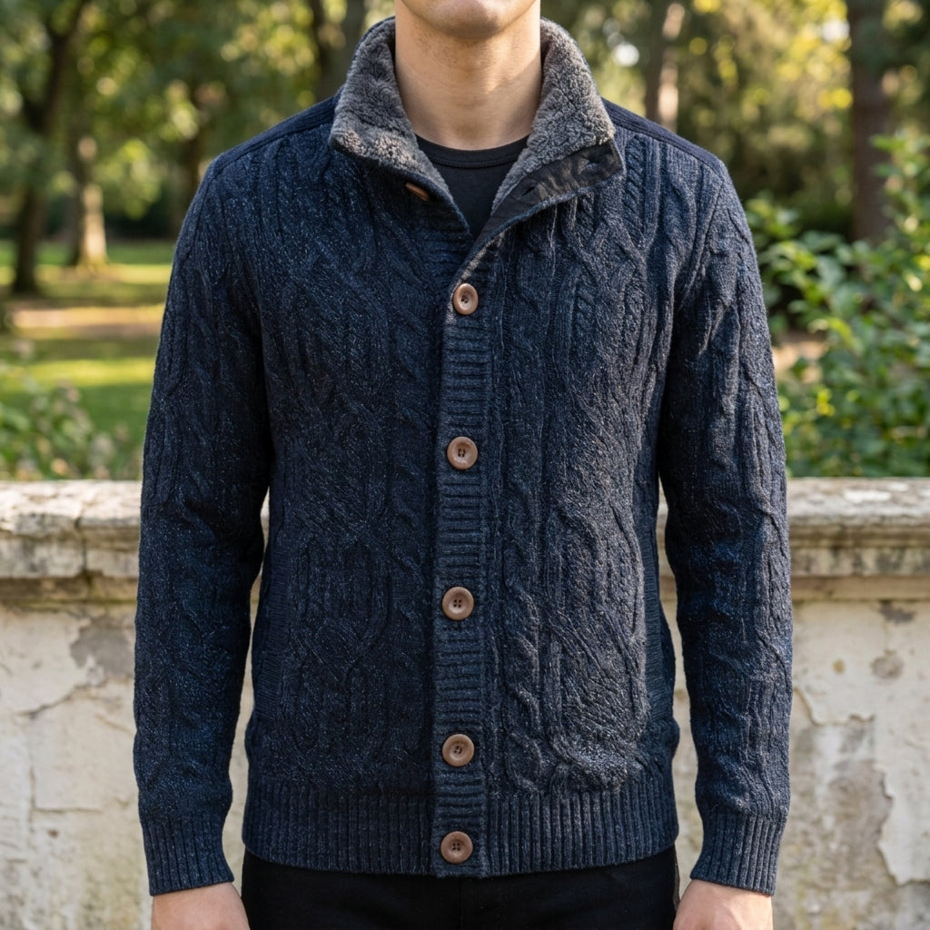 Cassiel Cable-Knit Cardigan