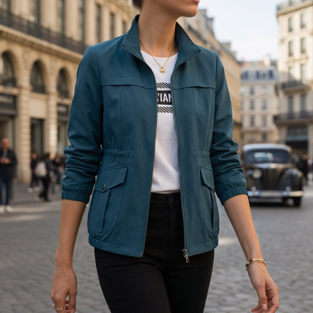Virelia Women's Jacket with Zipper