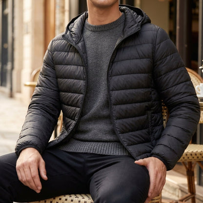 Cassiel Quilted Puffer Jacket with Hood