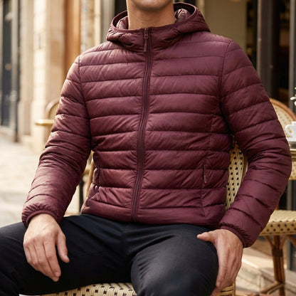Cassiel Quilted Puffer Jacket with Hood