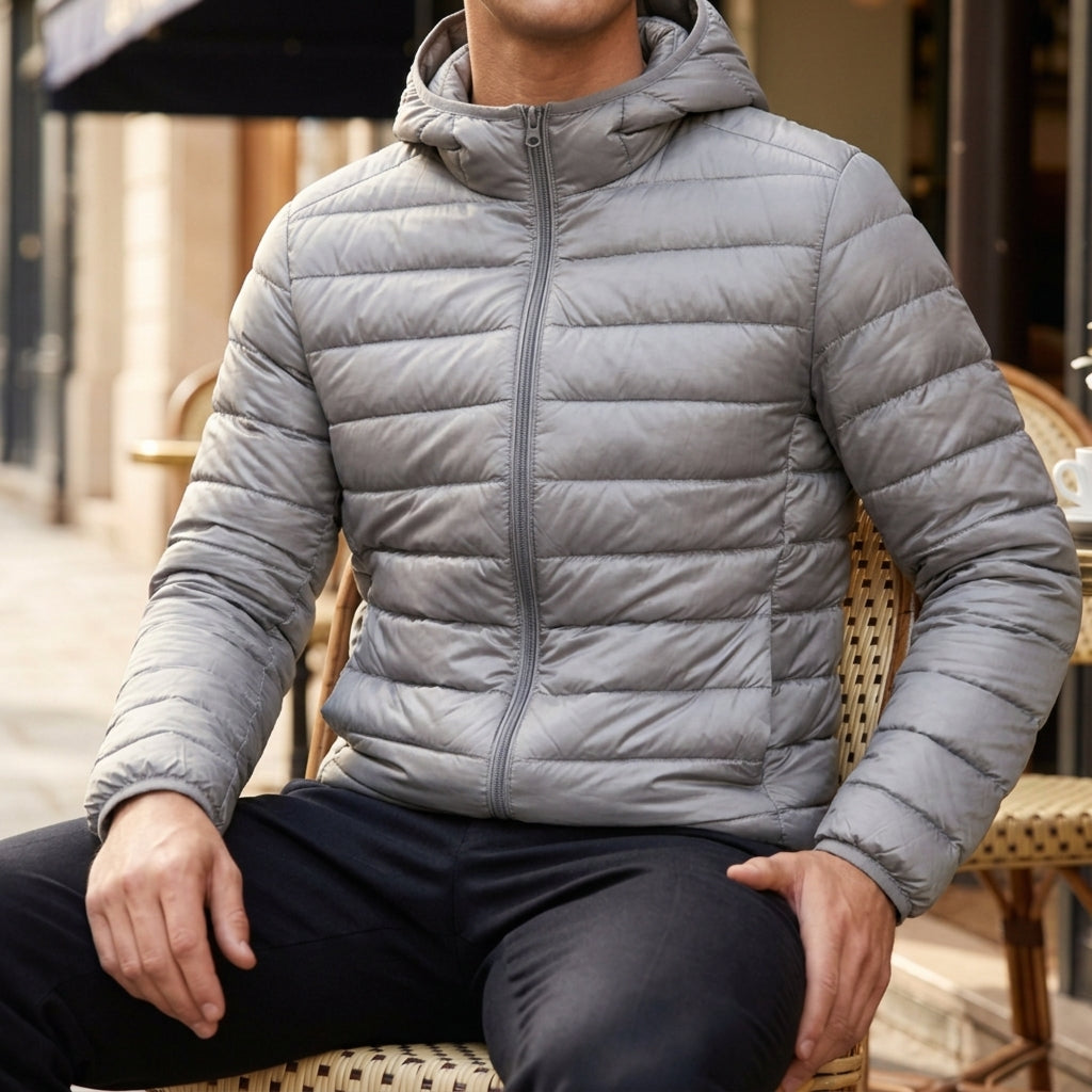 Cassiel Quilted Puffer Jacket with Hood