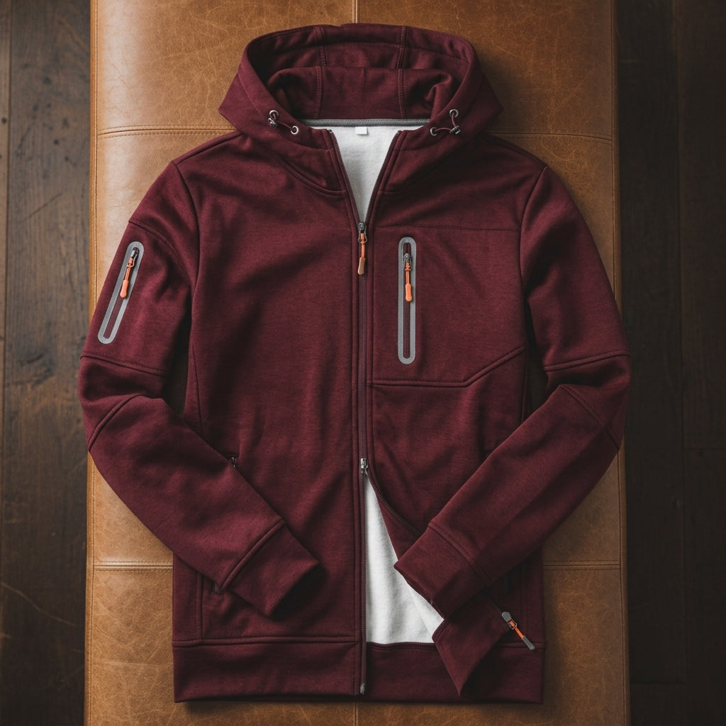 Tavian Zip Hoodie with Pockets