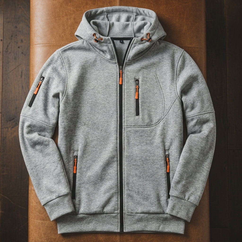 Tavian Zip Hoodie with Pockets