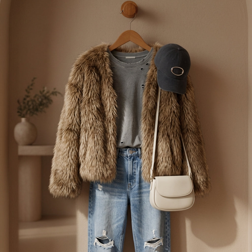Evania Faux Fur Jacket
