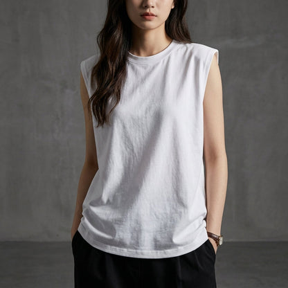 Ivorielle Loose Sleeveless Tank Top