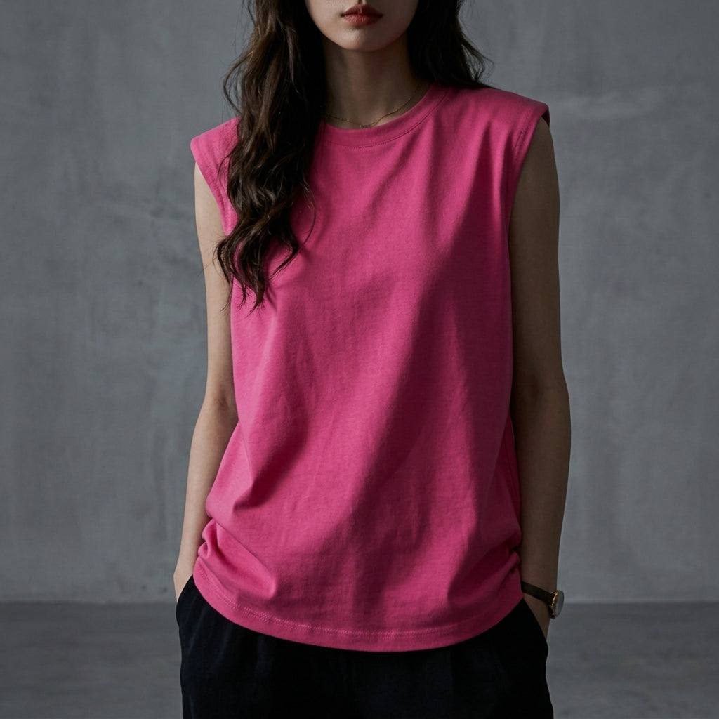 Ivorielle Loose Sleeveless Tank Top