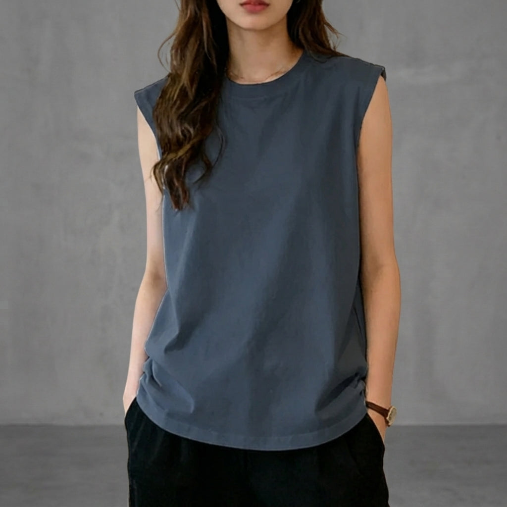 Ivorielle Loose Sleeveless Tank Top